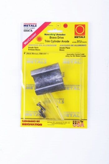 Anode de poche latérale PERFORMANCE METAL Compatible avec Mercury