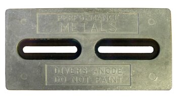 PERFORMANCE METAL Bennett Trim Tab Anode (2 paires)