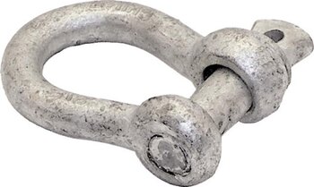 KIMPEX Hot Dipped Galvanized Anchor Shackles 1/4″