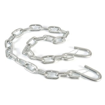 Kimpex Trailer Safety Chain Connects the trailer tongue to the trailer hitch on the towing vehicle 27″ 5000 lbs