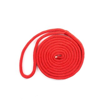 Ligne de quai en polypropylène multifilament Kimpex 25' 3/8 ? Polypropylène Multifilament Rouge