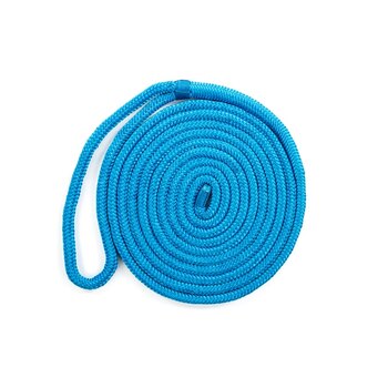 Kimpex Ligne de quai double tressée 20 pi 3/8 ? Nylon Double Tressé Bleu