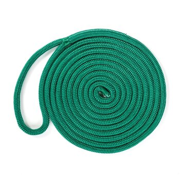 Ligne de quai en polypropylène multifilament Kimpex 20 pi 5/8 ? Polypropylène Multifilament Vert forêt