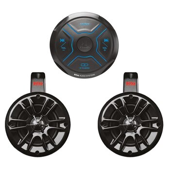 Boss Audio Kit Récepteur Audio avec Haut-Parleur Noir Marine 2 180 W