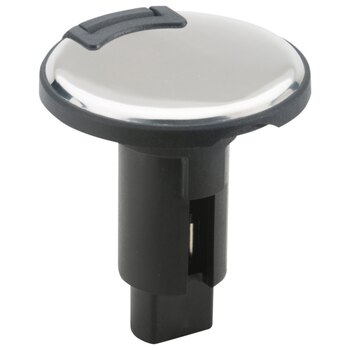 ATTWOOD LightArmor Plug In Base Rond Noir, Argent Acier inoxydable 2