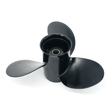 Kimpex Propeller Fits Tohatsu, Fits Nissan Aluminum 11 Black 9.25″ 9.8 18 HP 14