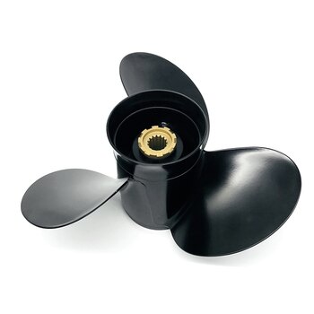 Kimpex Propeller with Hub Fits Mercury Aluminum 17″ Black 15″ 90 350 HP