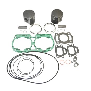 Kit de reconstruction de piston WSM Platinum Series pour Sea Doo 580 cc 76,75 mm 0,75 mm