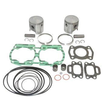 Kit de reconstruction de piston WSM Platinum Series pour Sea Doo 580 cc 76,75 mm 0,75 mm