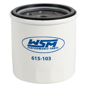 WSM Filtre à huile noir pour Honda, pour Kawasaki, pour Yamaha, pour Mercury, pour Mariner