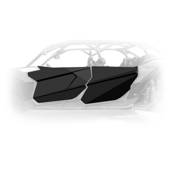 Super ATV Full Door Fits Can am UTV Complete door Black Polypropylene Right and left 1