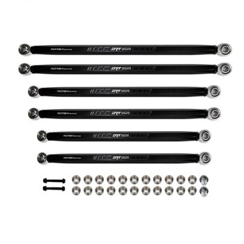DRT Motorsports Upper Radius Rod Fits Polaris Black 1