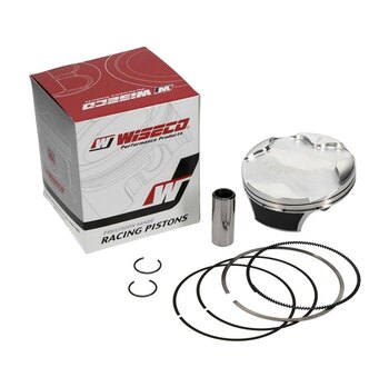 Wiseco Piston compatible avec Suzuki 450 cc, revêtement de jupe, dessus plat