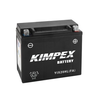 Batterie Kimpex sans entretien AGM haute performance YTX20CH BS(GEL)