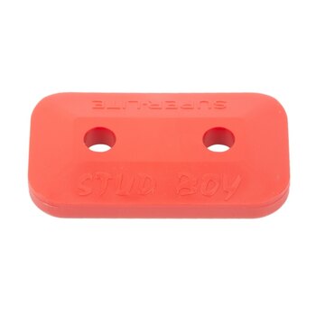 Plaque d'appui double STUD BOY SuperLite Plus rouge