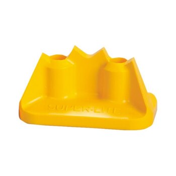 STUD BOY Super Lite Pro Series Backer Plate Rectangular Double Yellow 48