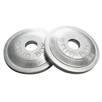 STUD BOY POWER ROUND BACKER PLATE Silver 0