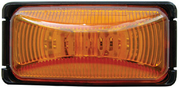 LED MINI SEALED MARKER/CLEARANCE LIGHTS (SEACHOICE) .023A LED 12 2.5" x 1.25" x 1" 12.8V Amber