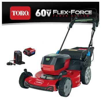 2022 Toro 22 (56cm) 60V MAX* Electric Battery SMARTSTOW® Personal Pace Auto Drive™ High Wheel Mower (21466)