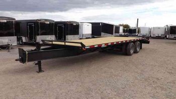 CANADA TRAILERS 102X25 BEAVERTAIL PINTLE DECKOVER