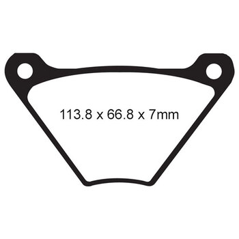 EBC PAD FA63FERODO 310 063(FDB338/R)