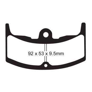 EBC PAD FA24/2FERODO 310 0242(FDB185/R)