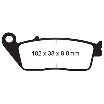 EBC PAD FA215FERODO 310 165X(FDB631P)(VD250/2)