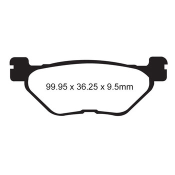 EBC PAD FA24/2FERODO 310 0242(FDB185/R)
