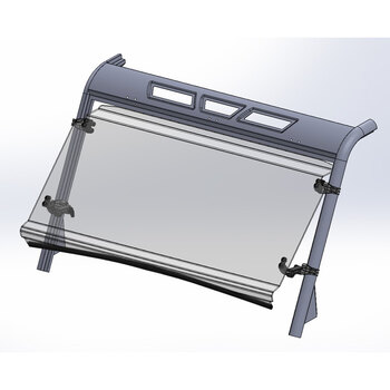 FULL TILT WINDSHIELD HC POLARIS RAN XP 1000 18 22