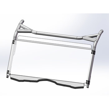 REAR WINDSHIELD CFMOTO UFORCE 500/800