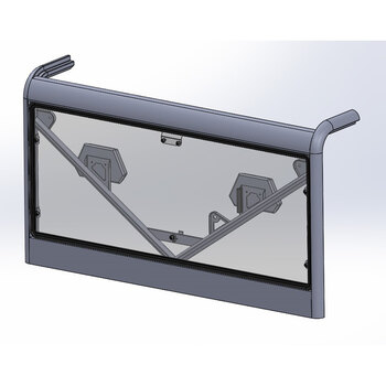 REAR WINDSHIELD CFMOTO UFORCE 500/800