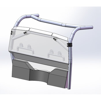 REAR WINDSHIELD CFMOTO SNYPER 800 2014