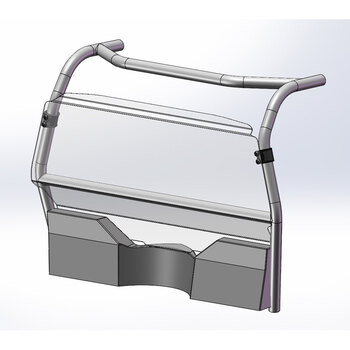 REAR WINDSHIELD CFMOTO UFORCE 500/800