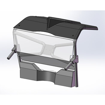 FULL WINDSHIELD HC CFMOTO SNYPER/ZFORCE