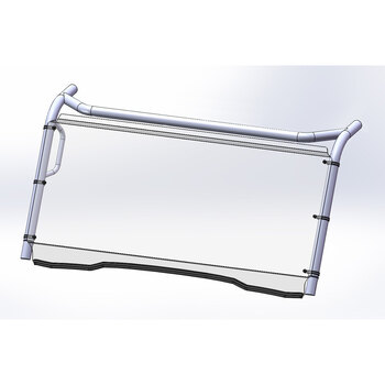 FULL WINDSHIELD KAWASAKI MULE PRO/DIESEL