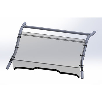 SHORT WINDSHIELD HC YAMAHA YXZ1000R 19 22