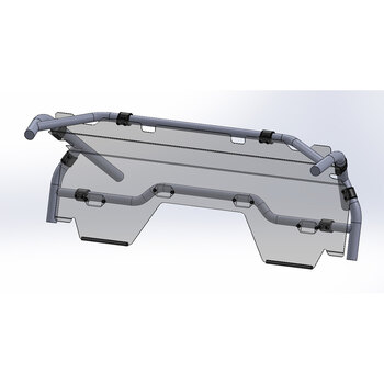 SHORT WINDSHIELD HC YAMAHA YXZ1000R 19 22