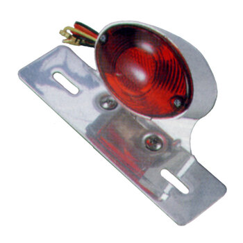 LED TAILLIGHT W/ LICENSE PLATE SUPPORT BLACK