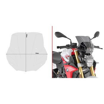 WINDSCREEN+HAND PROTECTORS BMW C650GT 2013