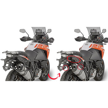 MONORACK ALUMINIUM KTM 1190 ADVENTURE R/1290 2015