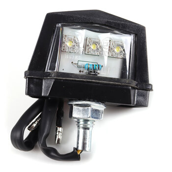 LED TAILLIGHT W/ LICENSE PLATE SUPPORT BLACK
