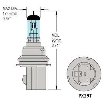 BULB HS1 12V 35/35W PX43T (1X)