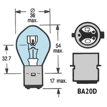 BULB HS1 12V 35/35W PX43T (1X)