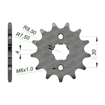 REAR SPROCKET HON GROM 125 (14 15) 10117 34