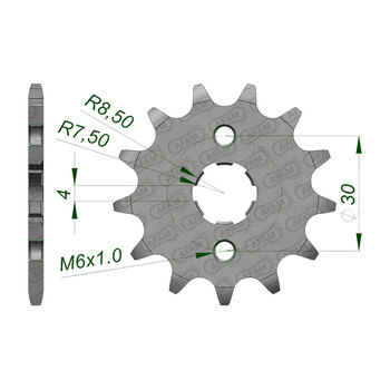 REAR SPROCKET HON GROM 125 (14 15) 10117 34