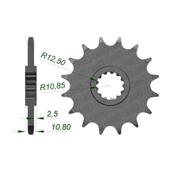 REAR SPROCKET YAM R1 (98 14) 12813 47