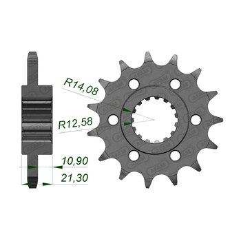 SPR.RR.APRILIA 750 SHIVER 40T(35802 40).