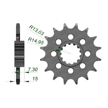 FR.SPR.BMW S1000RR 09 10 525 15