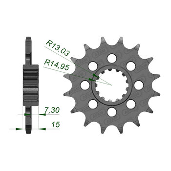 FR.SPR.BMW S1000RR 09 10 525 15