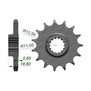 REAR SPR.DUCATI MULTISTRADA 1200 10 11 40T